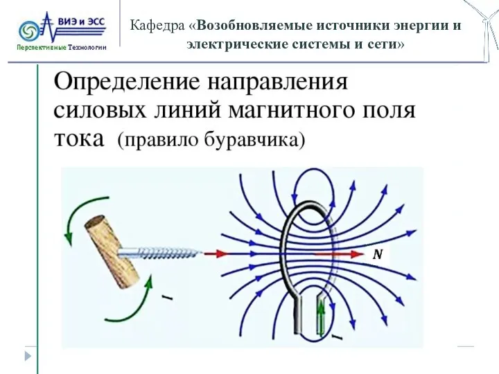 Кафедра «Возобновляемые источники энергии и электрические системы и сети»