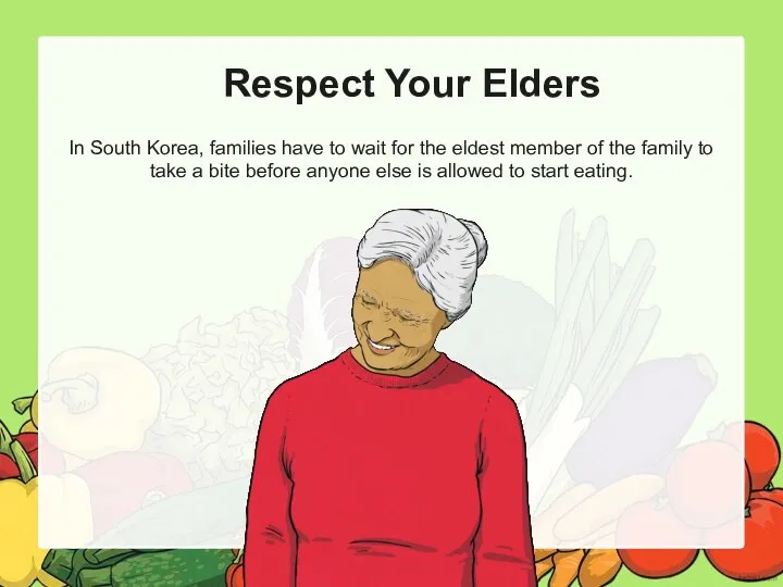 Respect Your Elders In South Korea, families have to wait for