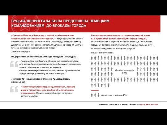 В отношении ленинградцев со стороны немецкой армии был предпринят самый настоящий