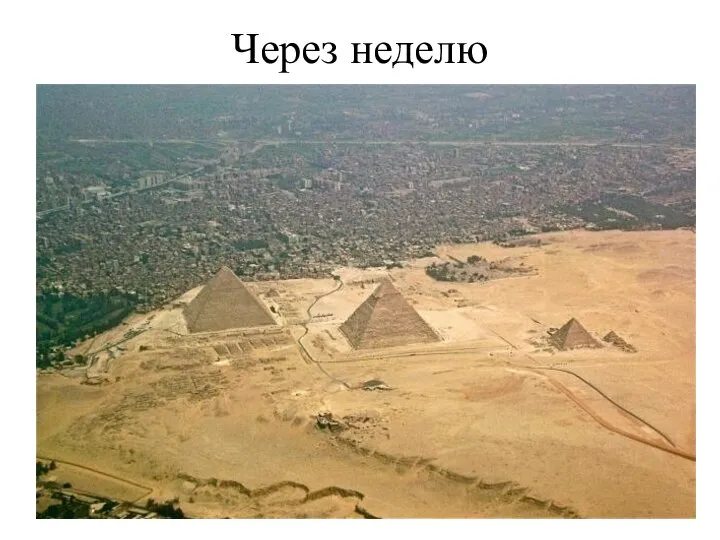 Через неделю