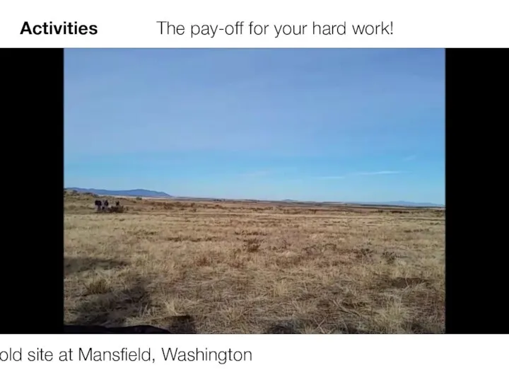 Activities An L1 launch from our old site at Mansfield, Washington