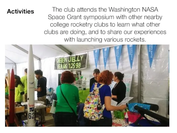 The club attends the Washington NASA Space Grant symposium with other
