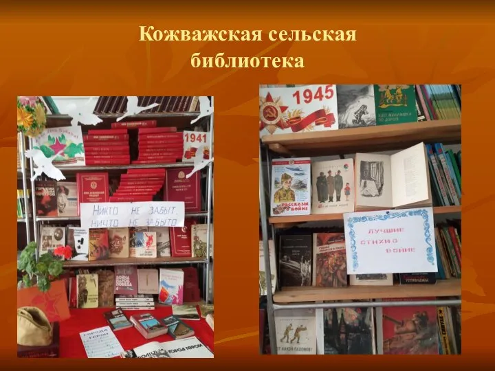 Кожважская сельская библиотека