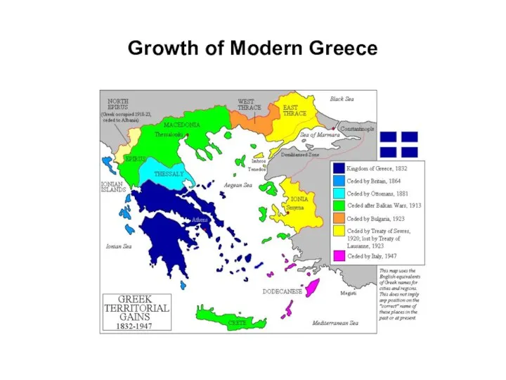 Growth of Modern Greece