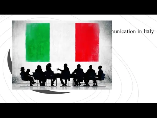 Communication in Italy