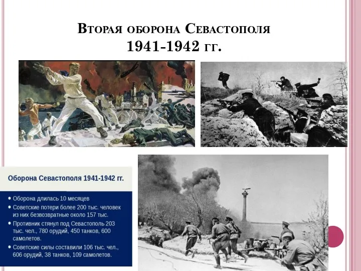 Вторая оборона Севастополя 1941-1942 гг.