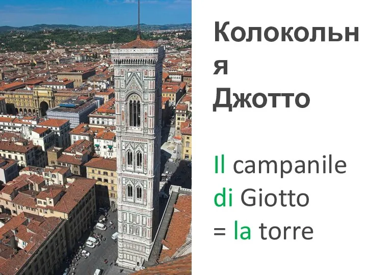 Колокольня Джотто Il campanile di Giotto = la torre