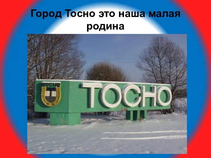 Город Тосно это наша малая родина