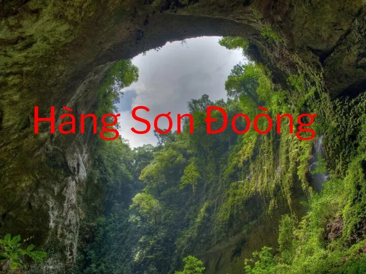 Hàng Sơn Đoòng