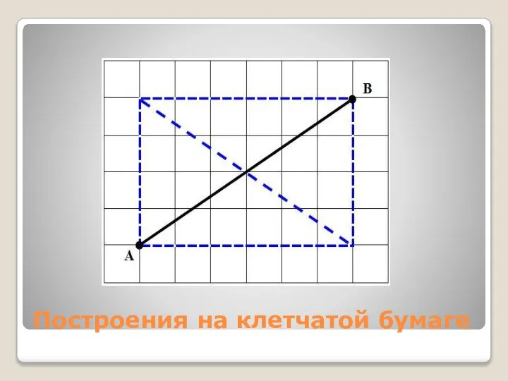 Построения на клетчатой бумаге