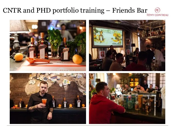 CNTR and PHD portfolio training – Friends Bar