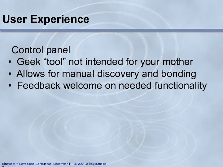 User Experience Control panel Geek “tool” not intended for your mother