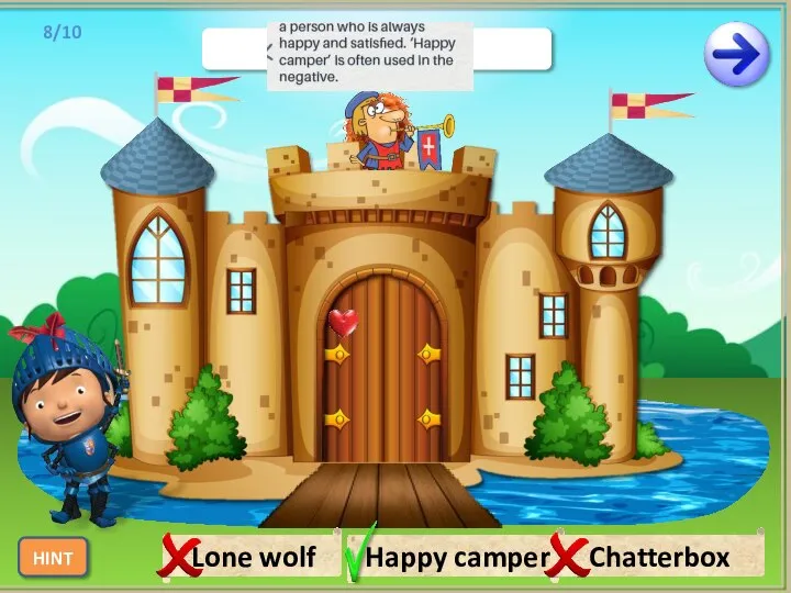 Happy camper Chatterbox Lone wolf 8/10 HINT
