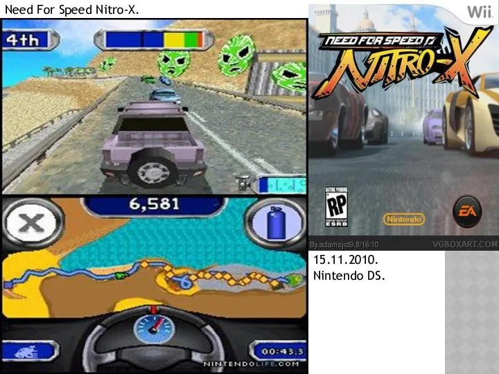 Need For Speed Nitro-X. 15.11.2010. Nintendo DS.