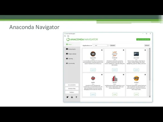 Anaconda Navigator