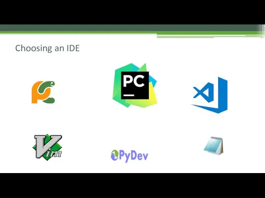 Choosing an IDE