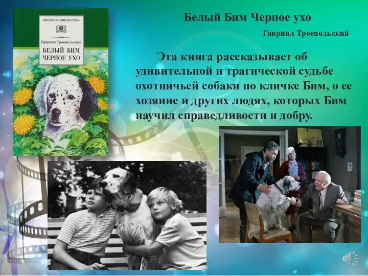 Белый Бим Черное ухо Гавриил Троепольский Эта книга рассказывает об удивительной