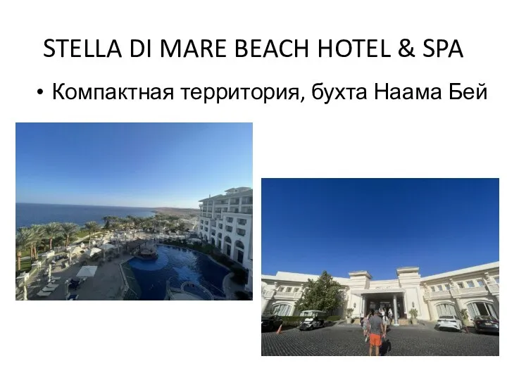 STELLA DI MARE BEACH HOTEL & SPA Компактная территория, бухта Наама Бей