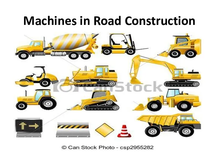 Machines in Road Construction