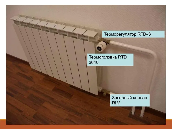 Запорный клапан RLV Терморегулятор RTD-G Термоголовка RTD 3640