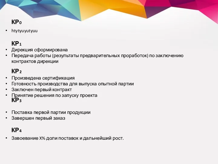 КР3 КР1 КР2 КР0 КР4 htytyuyutyuu Дирекция сформирована Передача работы (результаты