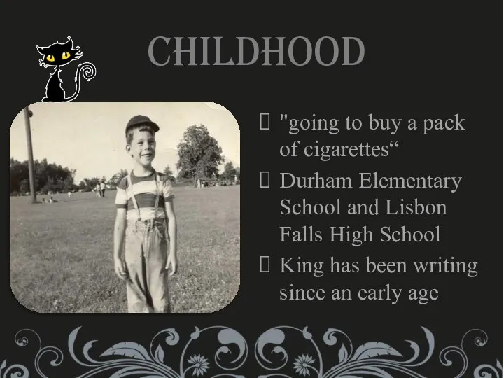 Childhood "going to buy a pack of cigarettes“ Durham Elementary School
