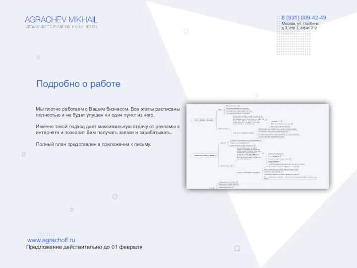 8 (931) 009-42-49 Москва, ул. Полбина, д.3, стр.1, офис 212 www.agrachoff.ru