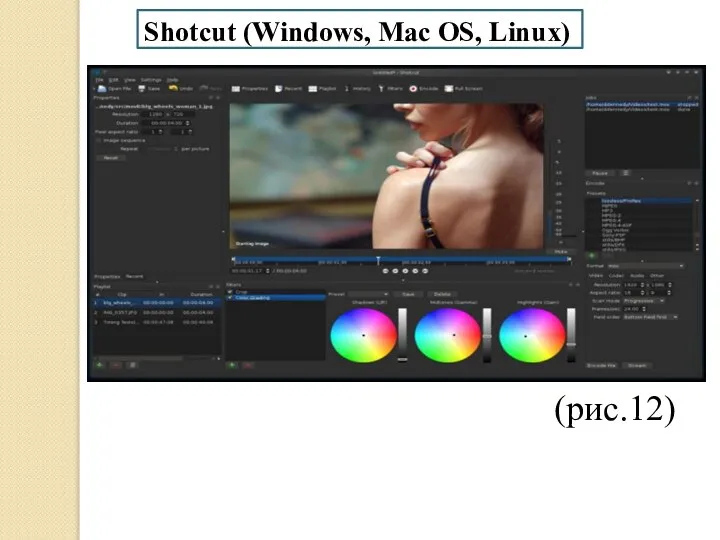 Shotcut (Windows, Mac OS, Linux) (рис.12)