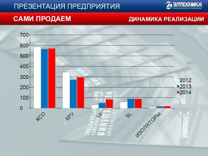 ПРЕЗЕНТАЦИЯ ПРЕДПРИЯТИЯ САМИ ПРОДАЕМ ДИНАМИКА РЕАЛИЗАЦИИ