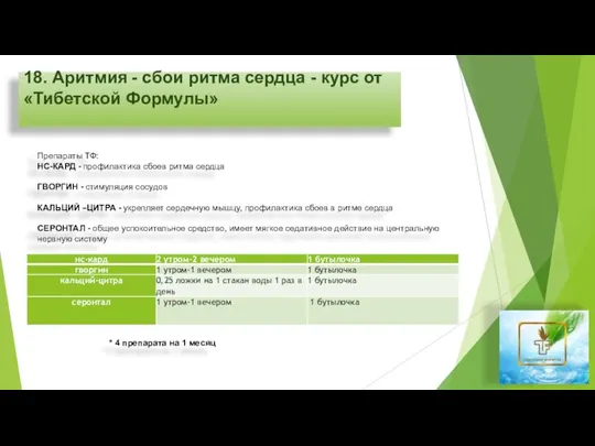 18. Аритмия - сбои ритма сердца - курс от «Тибетской Формулы»