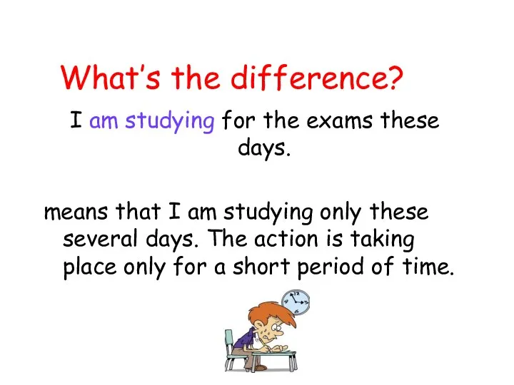 What’s the difference? I am studying for the exams these days.