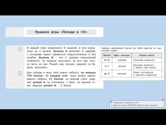 «Редакция «Поколение V». Издательство «БИНОМ. Лаборатория знаний»