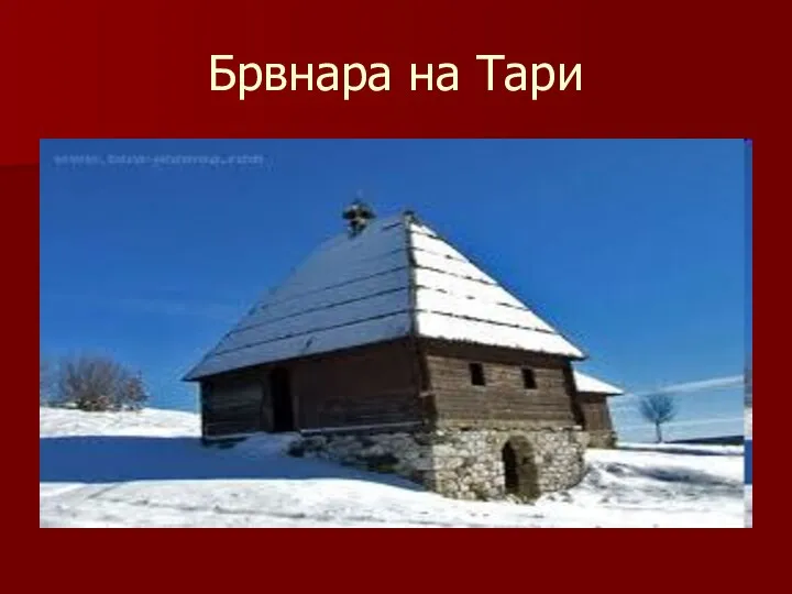 Брвнара на Тари