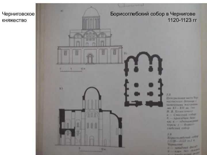 Борисоглебский собор в Чернигове 1120-1123 гг Черниговское княжество