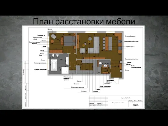 План расстановки мебели