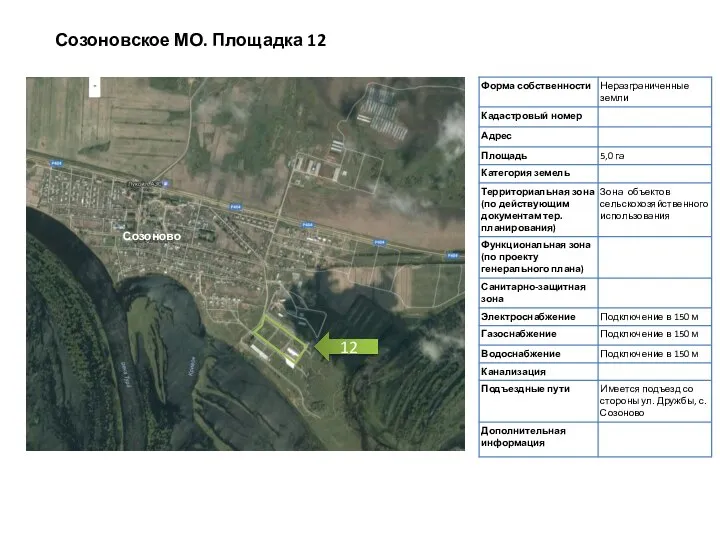 Созоновское МО. Площадка 12