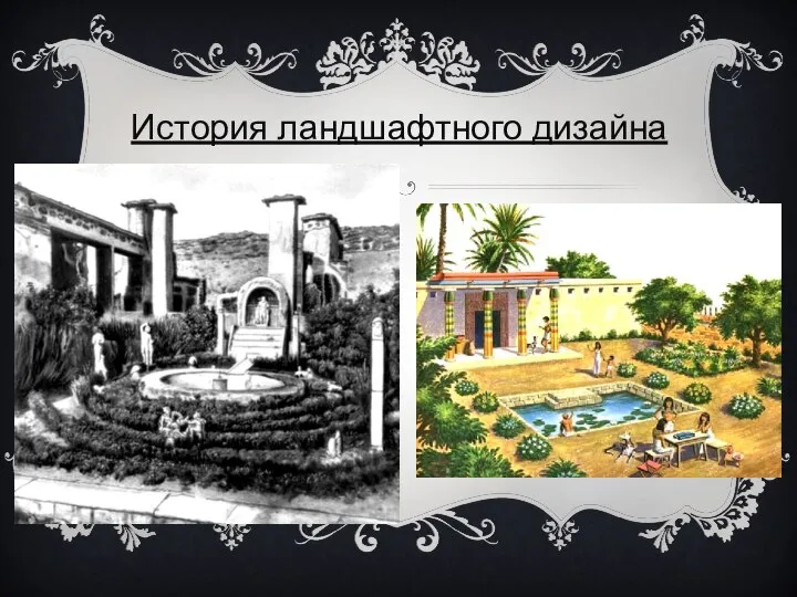 История ландшафтного дизайна