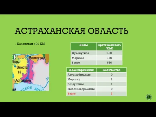 АСТРАХАНСКАЯ ОБЛАСТЬ Казахстан 400 КМ 17