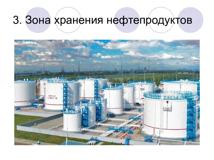 3. Зона хранения нефтепродуктов