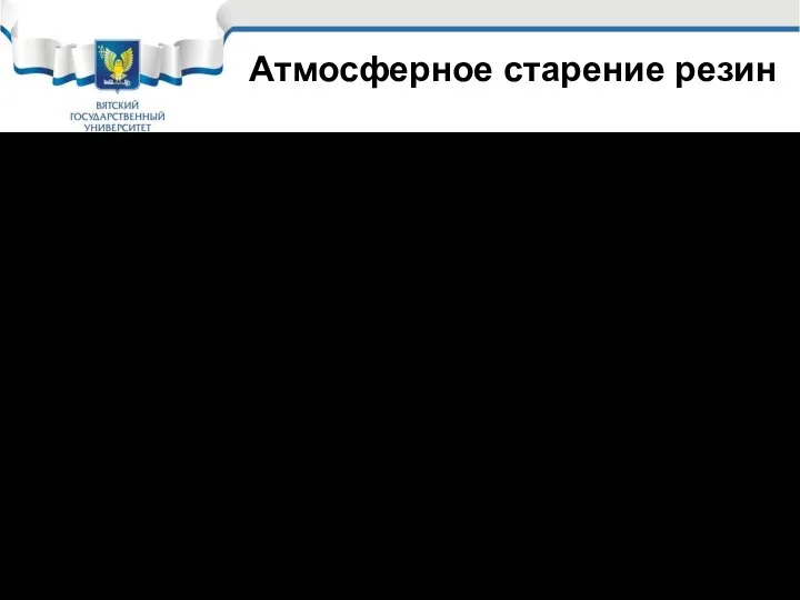 Резины стареют даже в темноте. На поверхности эластомеров озон разлагается на