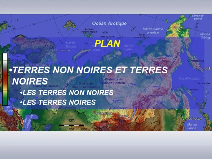 PLAN TERRES NON NOIRES ET TERRES NOIRES LES TERRES NON NOIRES LES TERRES NOIRES