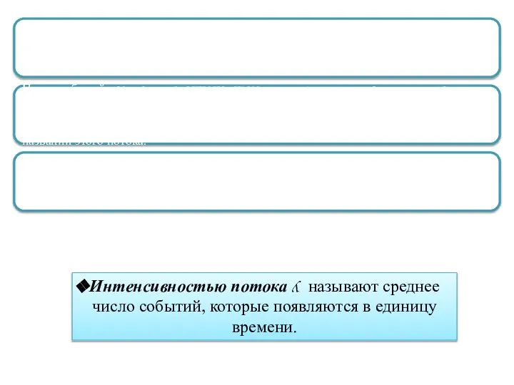 Поток событий называется ординарным, если вероятность наступления за достаточно малый (элементарный)