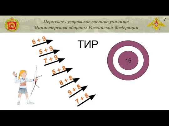 Пермское суворовское военное училище Министерства обороны Российской Федерации 7 ТИР 16