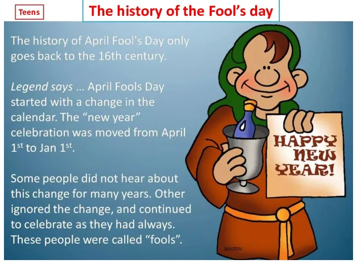 The history of the Fool’s day Teens