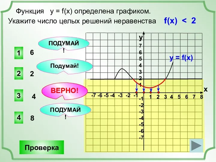 1 2 3 4 5 6 7 8 -7 -6 -5