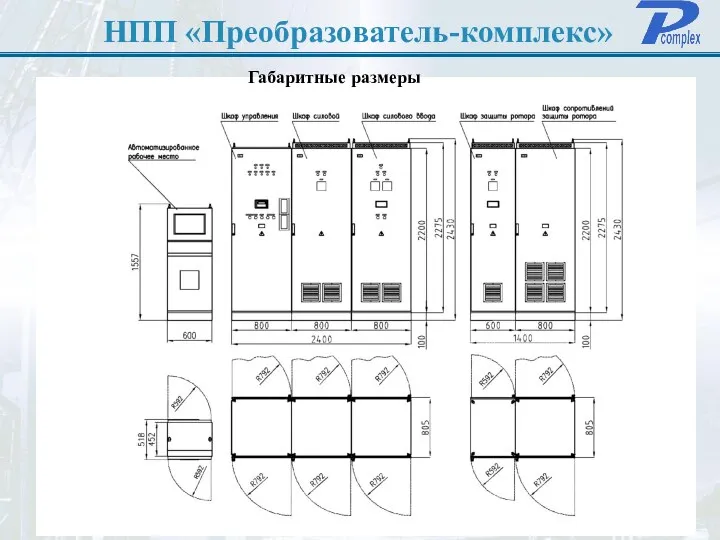 НПП «Преобразователь-комплекс» Габаритные размеры