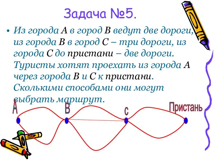 Из города А в город В ведут две дороги, из города