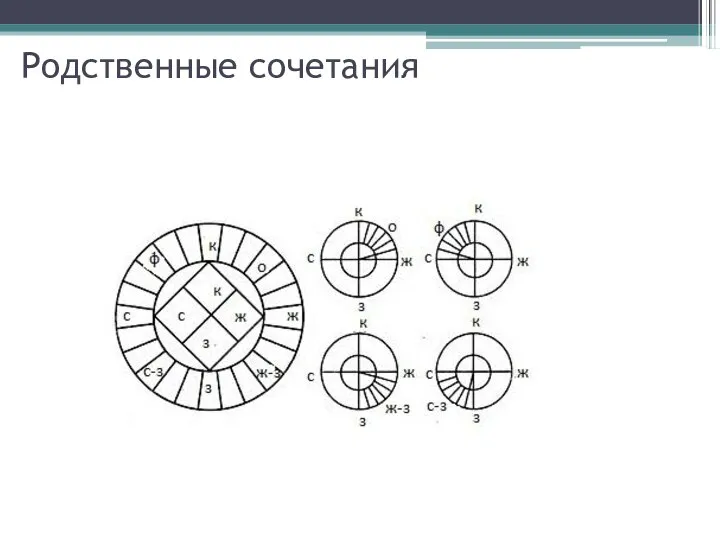 Родственные сочетания