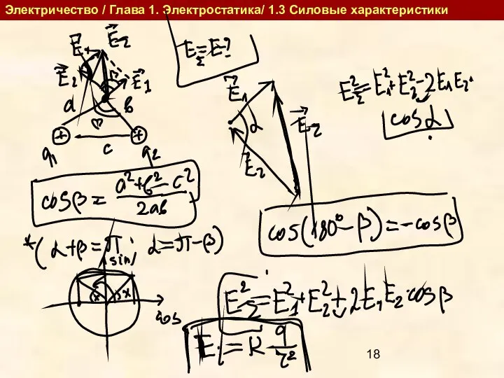 Электричество / Глава 1. Электростатика/ 1.3 Силовые характеристики