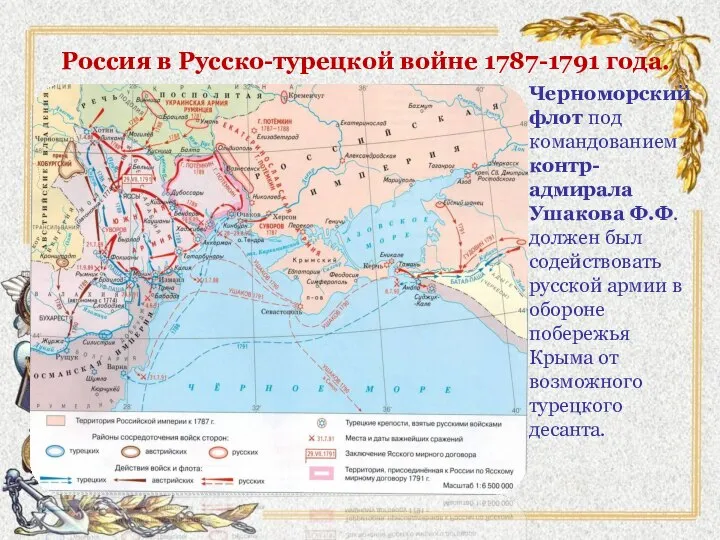 Россия в Русско-турецкой войне 1787-1791 года. Черноморский флот под командованием контр-адмирала